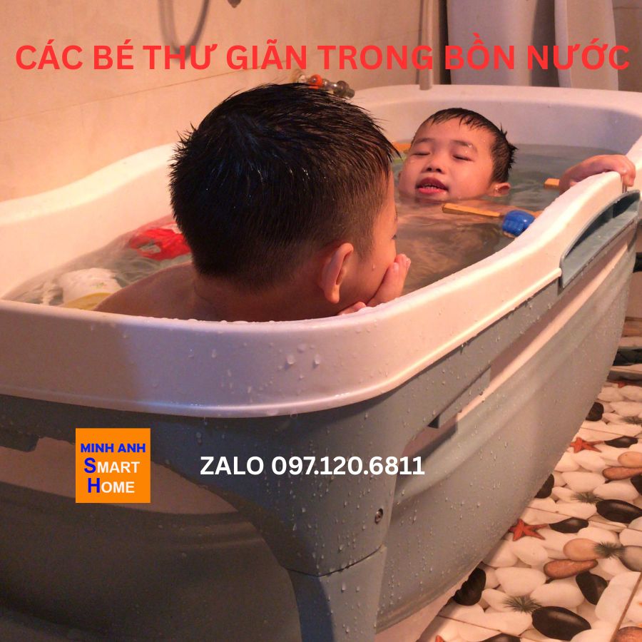 Bồn tắm ngâm mình thư giãn tại nhà